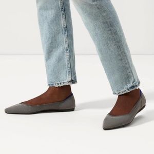 Rothy’s The Point Flat Cloud Grey Birdseye